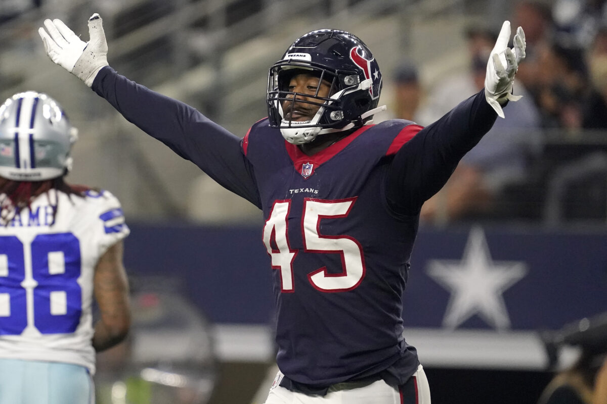 Bengals could have interest in Texans free agent Ogbonnia Okoronkwo, per report