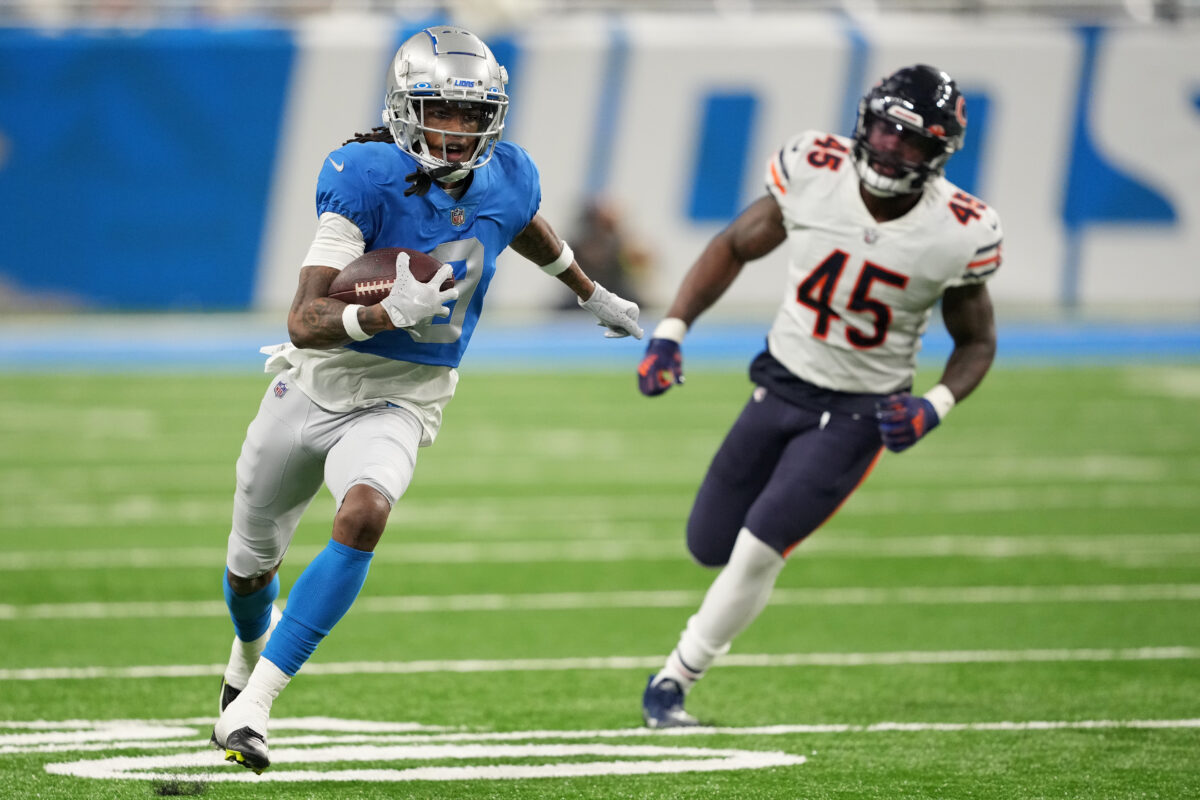 Lions could use WR Jameson Williams as a return man