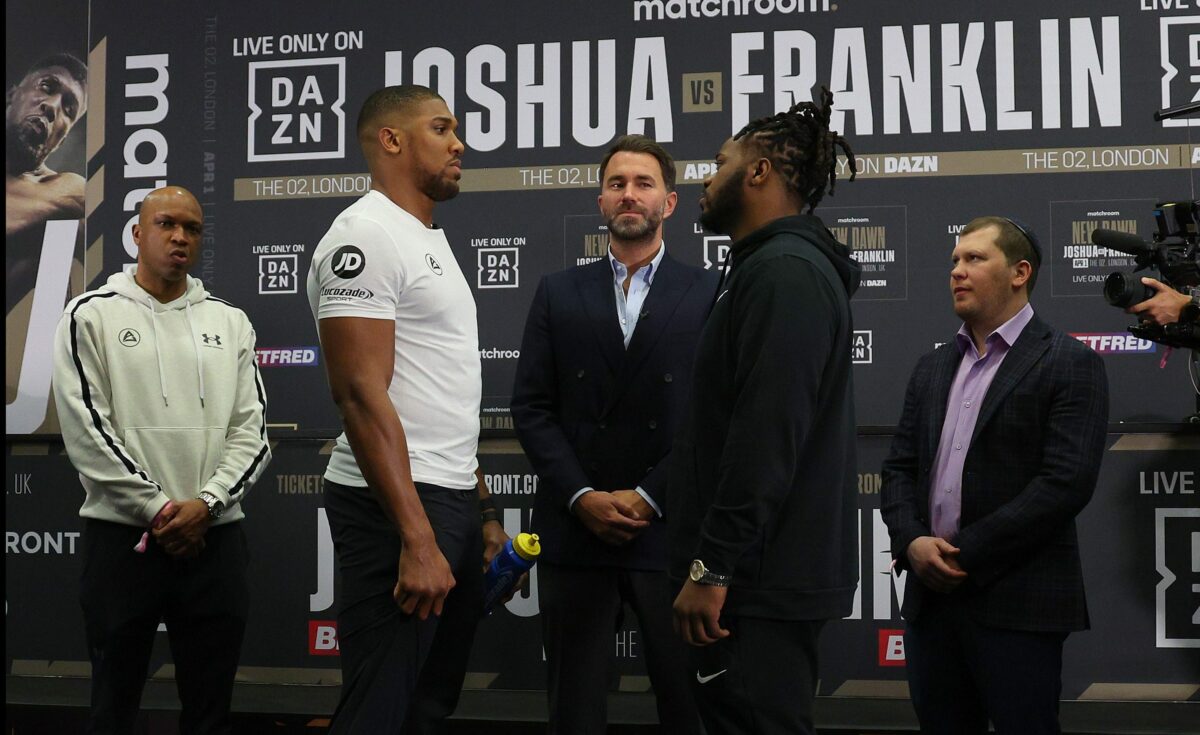 Fight Week: Anthony Joshua will try to get back on track vs. Jermaine Franklin