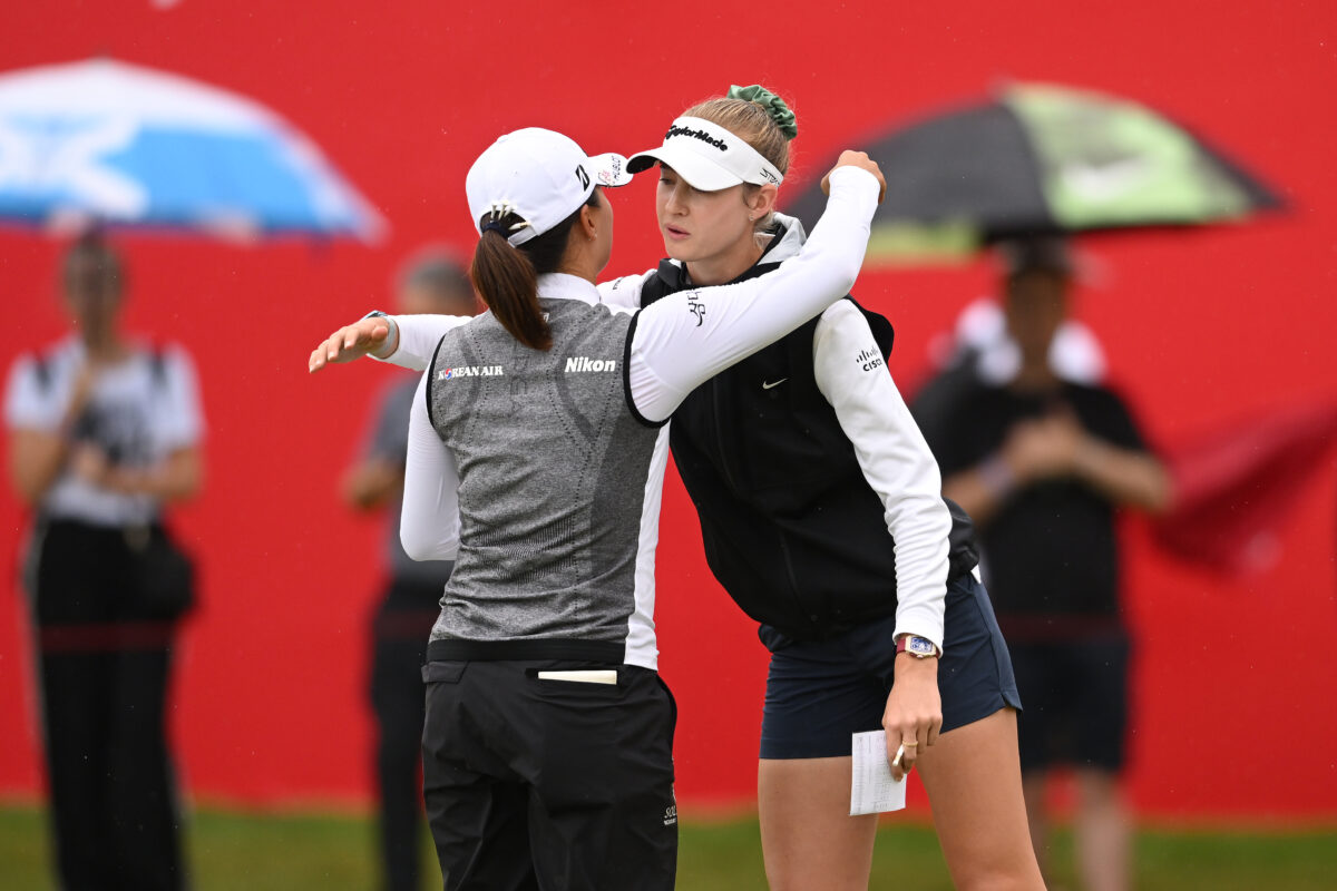 Jin Young Ko leads while Nelly Korda lurks two back at the HSBC Women’s World Championship