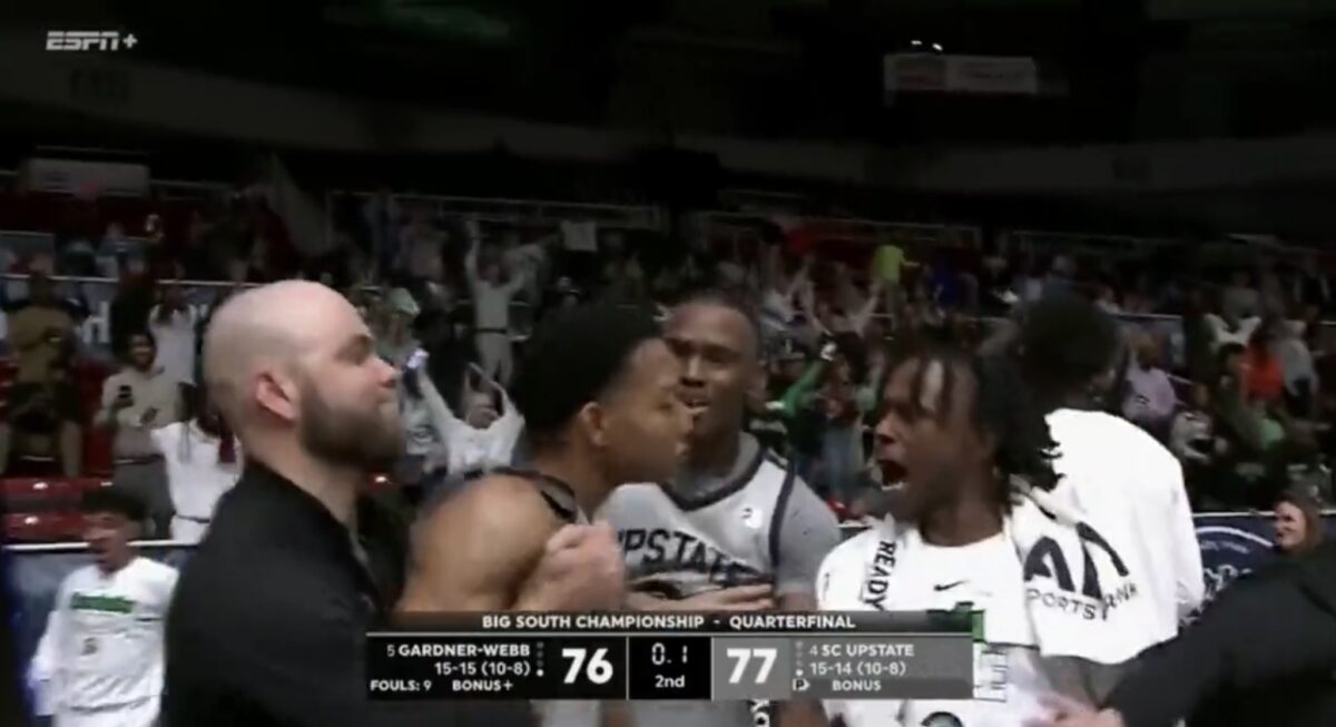 South Carolina Upstate hit a (nearly) buzzer-beating 3-pointer to stay alive in Big South tournament