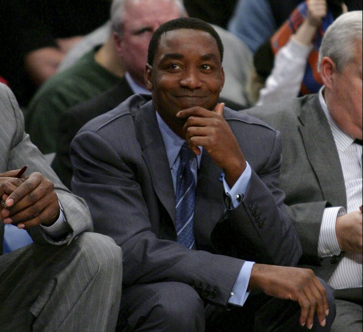 Celtics legend Cedric Maxwell interviews onetime Boston nemesis Isiah Thomas