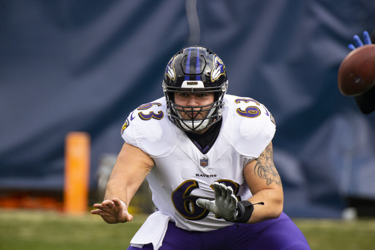 Former Ravens OL Trystan Colon-signs with Jets