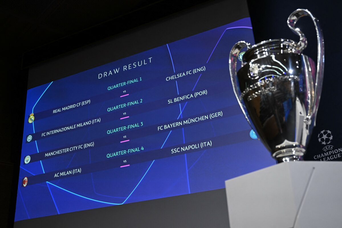 Champions League draw: Real Madrid, Chelsea paired up in quarterfinals