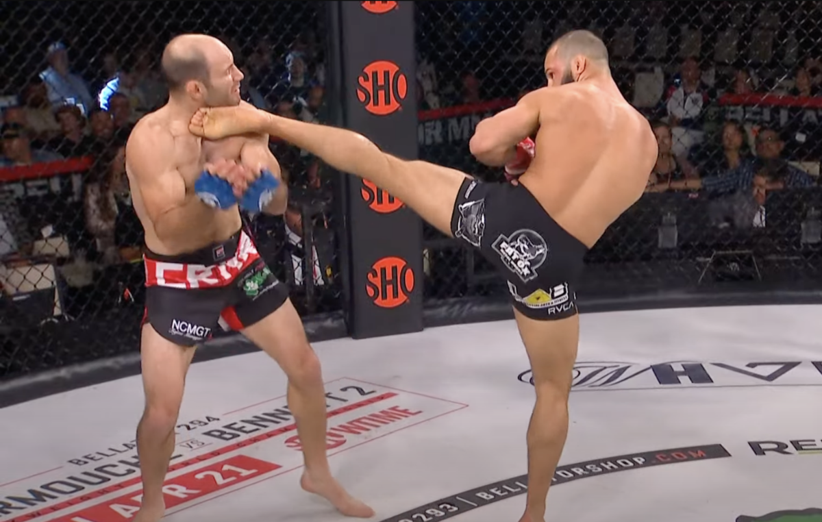 Bellator 293 video: ‘Magic’ Mike Hamel finishes Nick Browne with head kick in 42 seconds