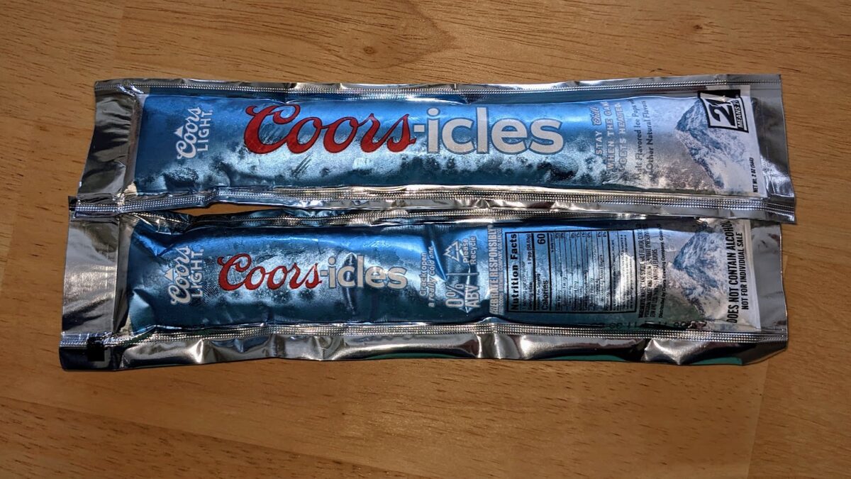 Please, do not buy the Coors Light popsicles