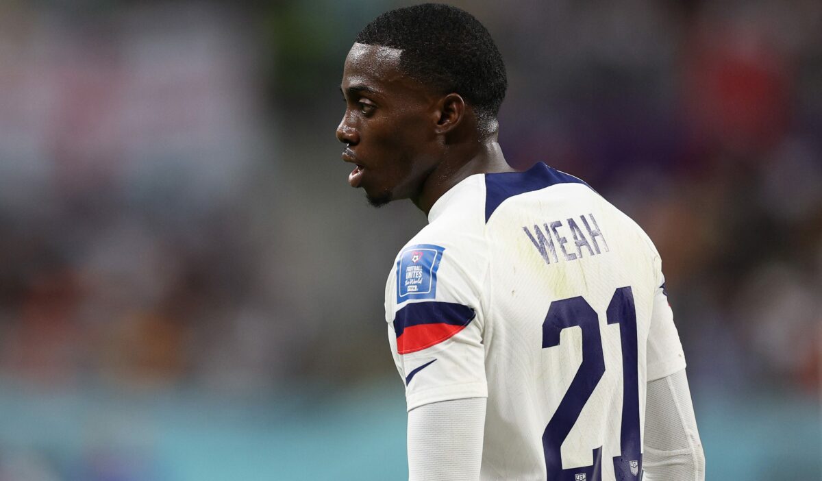 Tim Weah: It would be great to play for AC Milan