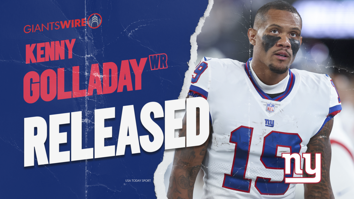 Giants officially release Kenny Golladay