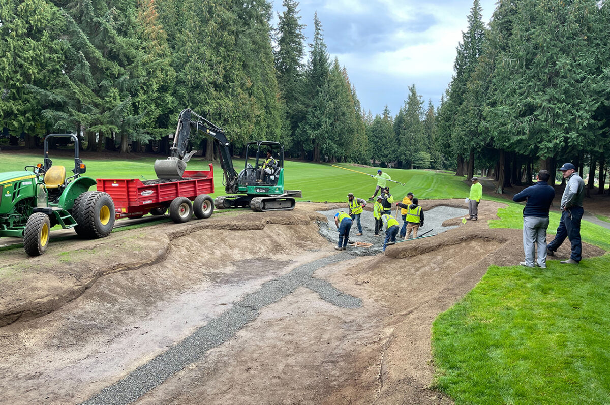 Sahalee Country Club in Washington completes bunker renovation