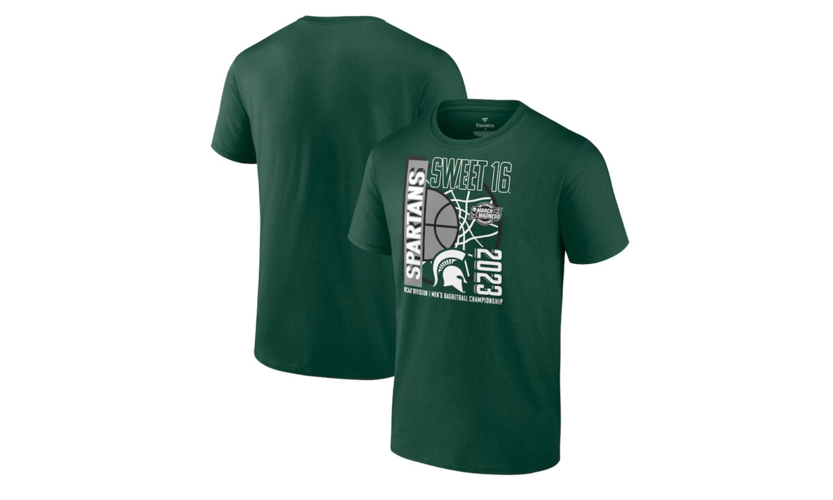 Michigan State Sweet 16 gear and apparel