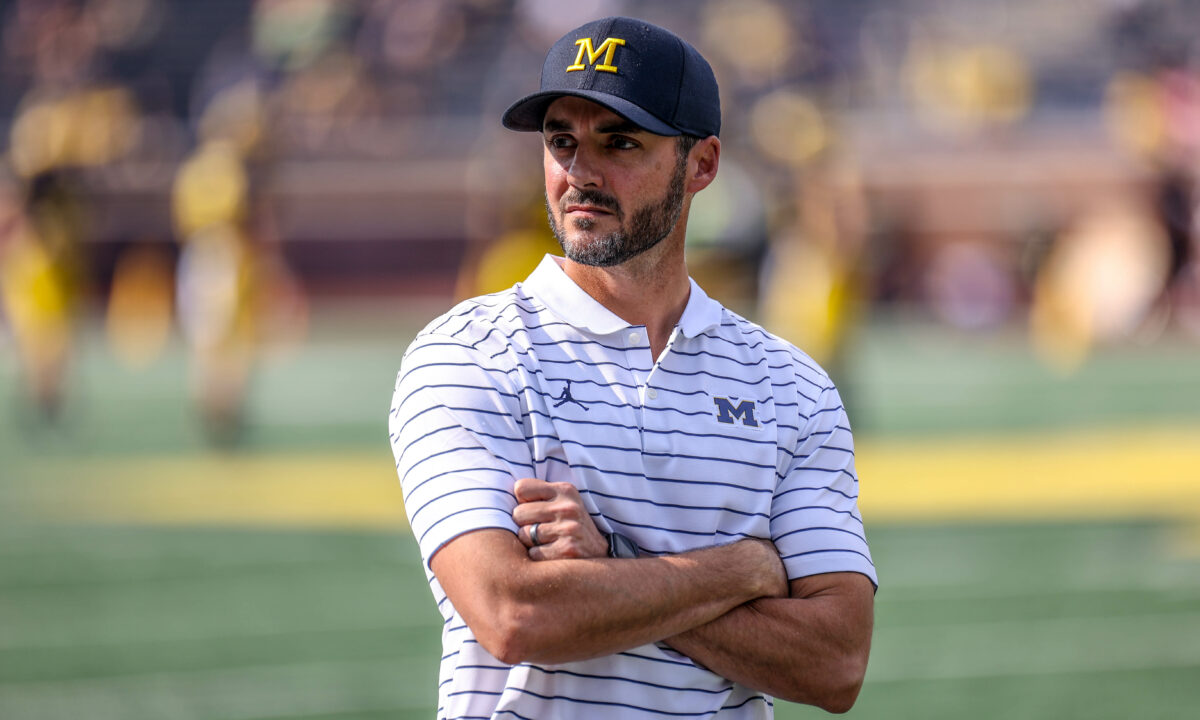 What Jesse Minter said about the Michigan football defense in spring ball