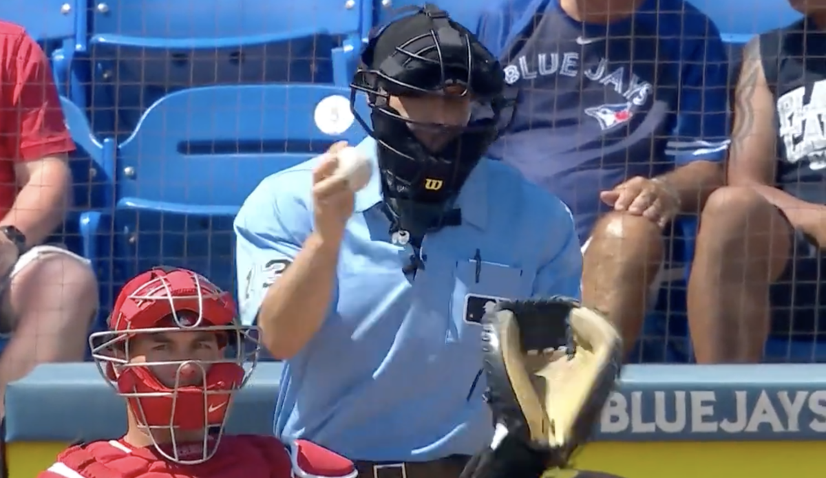 J.T. Realmuto got tossed for moving his glove from the umpire in the most ridiculous MLB ejection