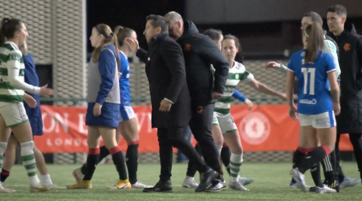 Police investigating Rangers coach for post-game headbutt on Celtic coach