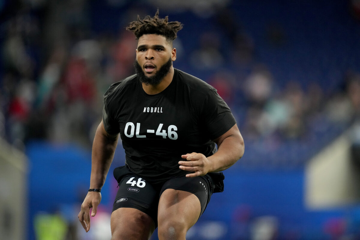 2023 NFL Combine results for former Gators offensive lineman O’Cyrus Torrence