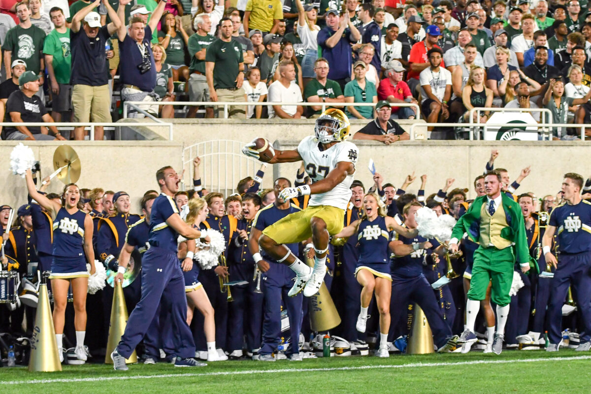 Former Notre Dame All-American Julian Love through the years