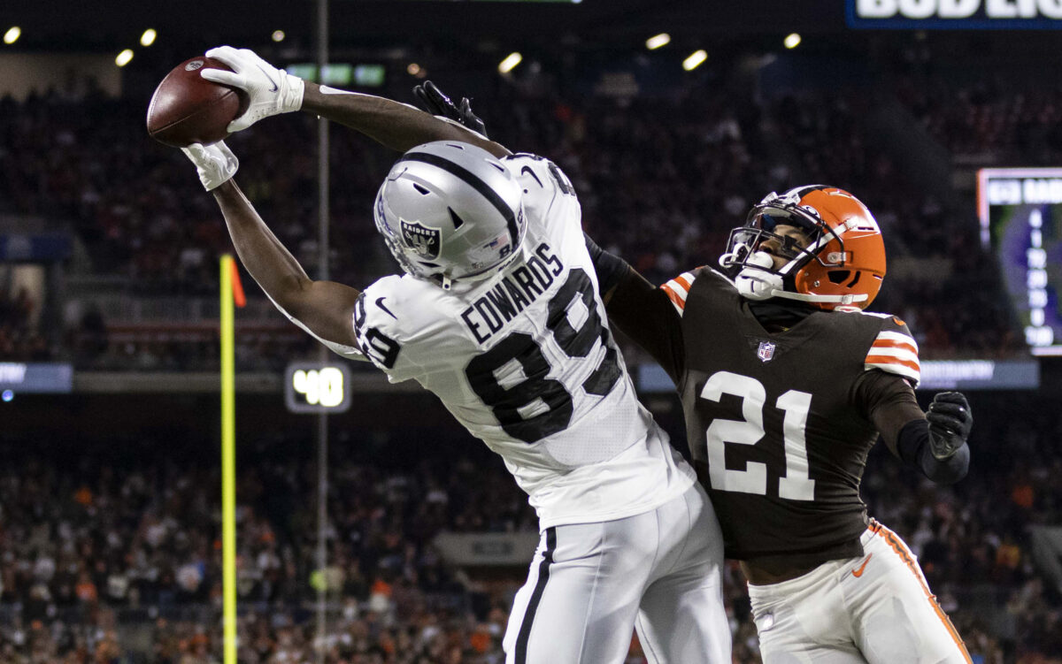 Report: Saints taking a look at former Raiders WR Bryan Edwards