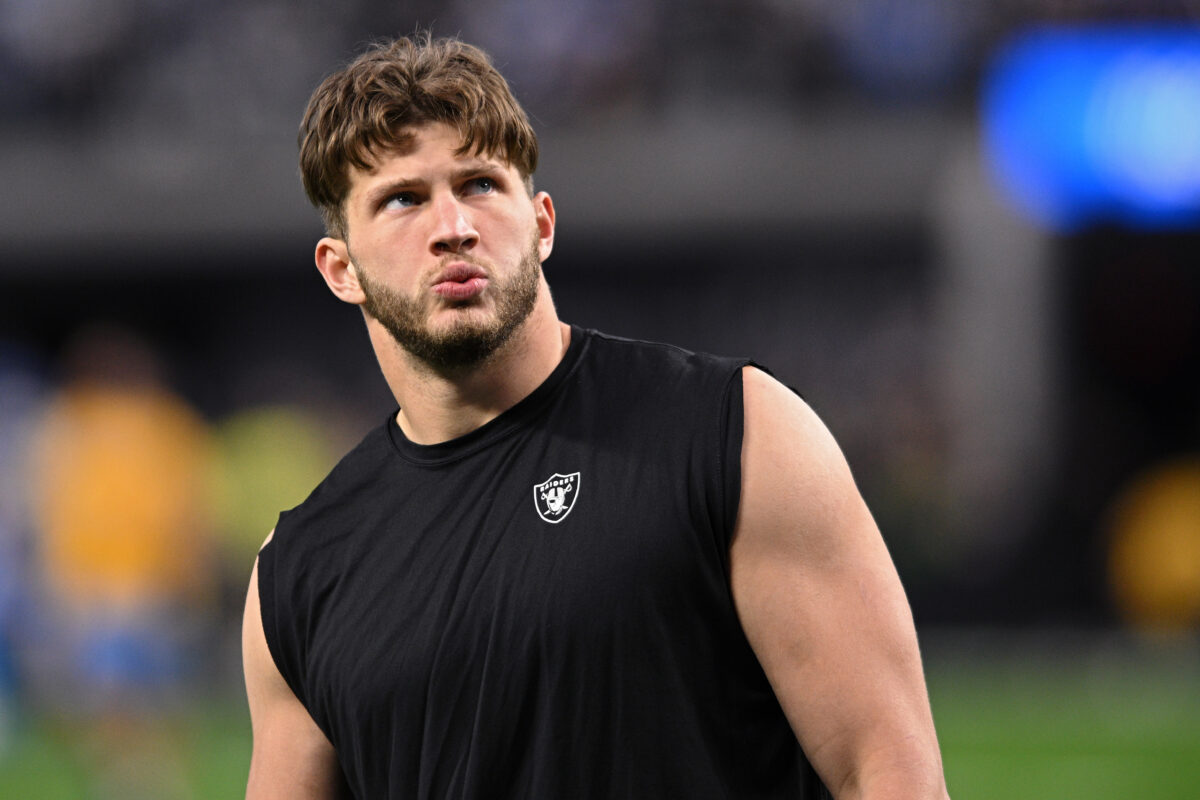 Former Raiders TE Foster Moreau ‘stepping away from football’ after cancer diagnosis