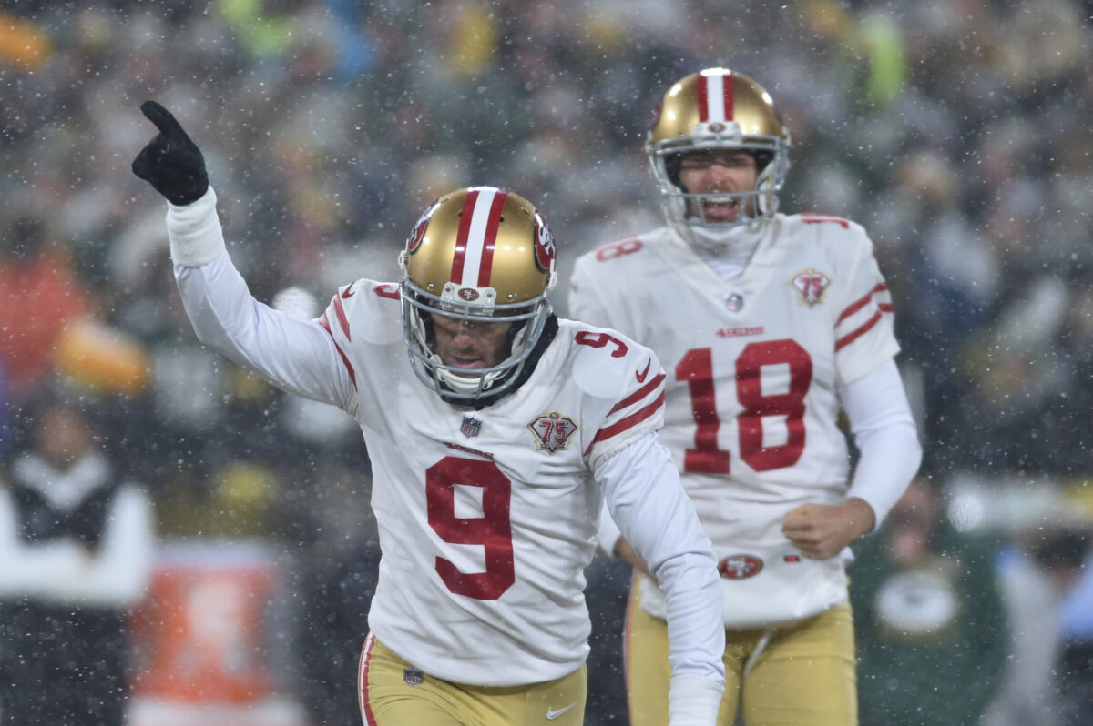 Report: Robbie Gould won’t return to 49ers next season