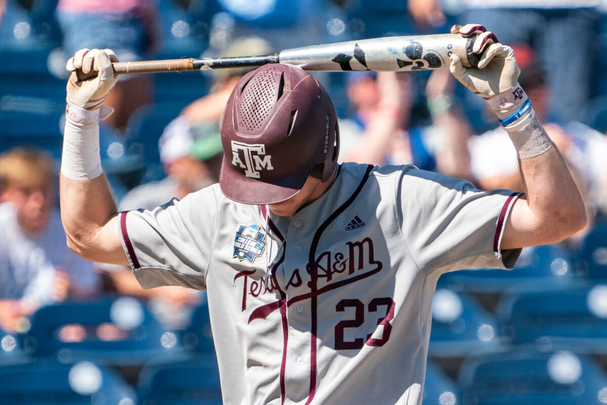 The Aggies drop again in the USA Today Sports college baseball rankings