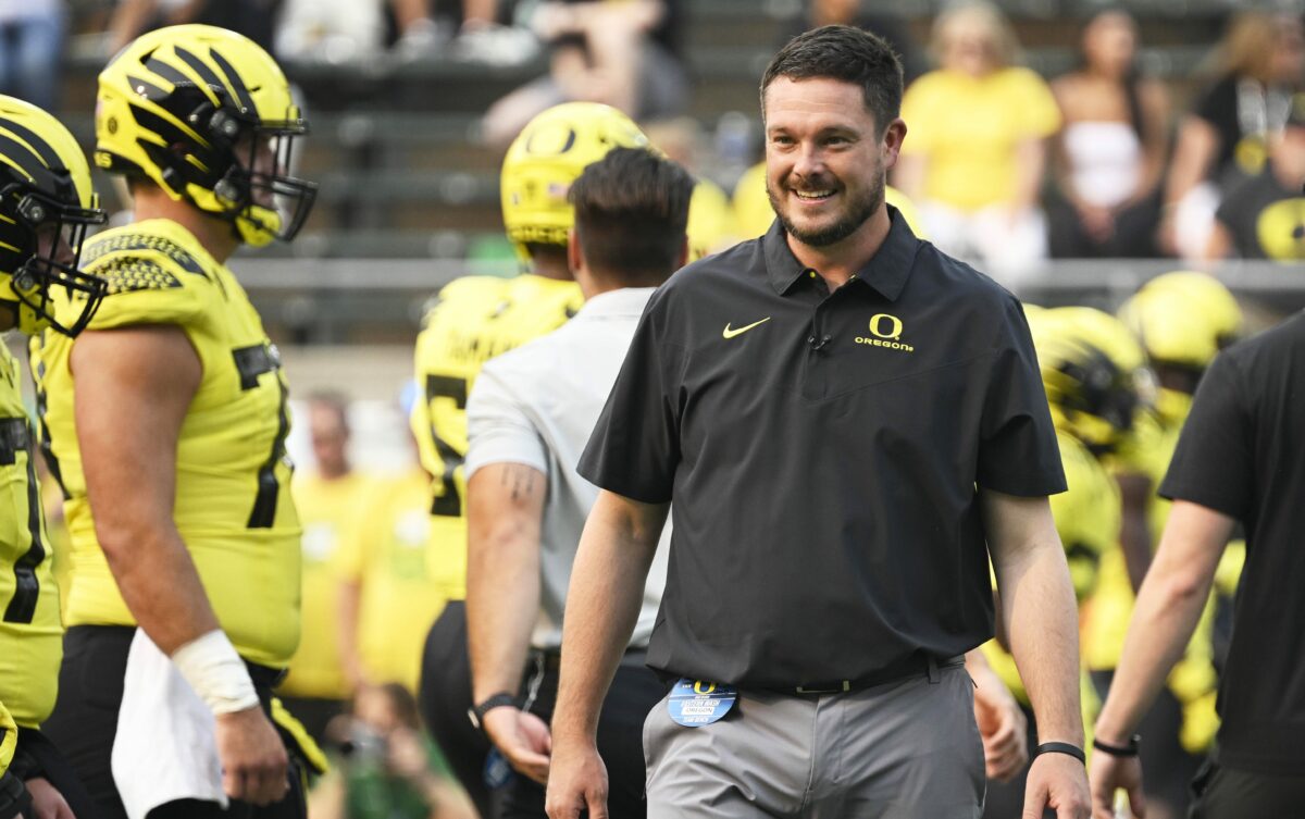 Notable quotes from Dan Lanning after Oregon’s second spring practice