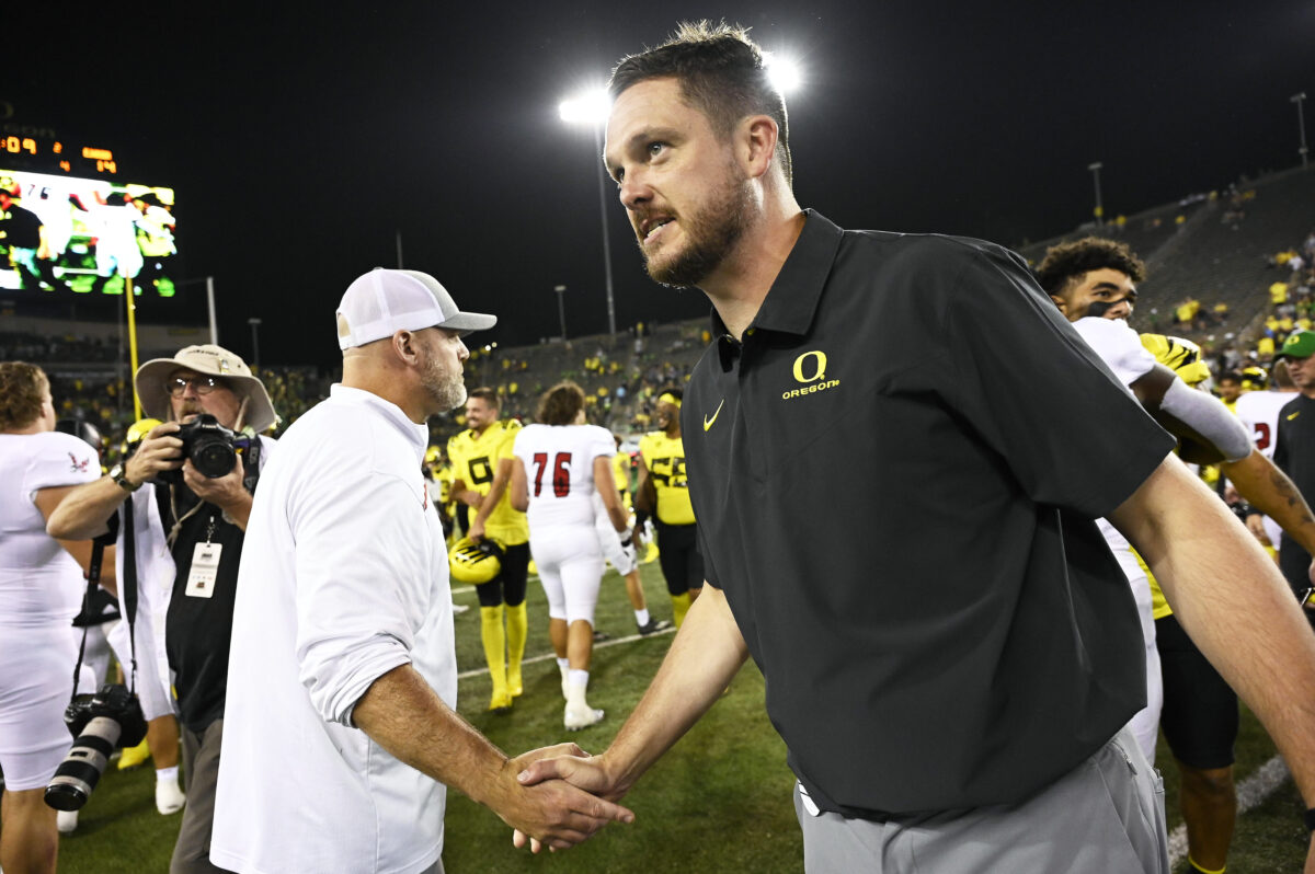 Dan Lanning explains philosophy on Oregon commits taking visits to other schools