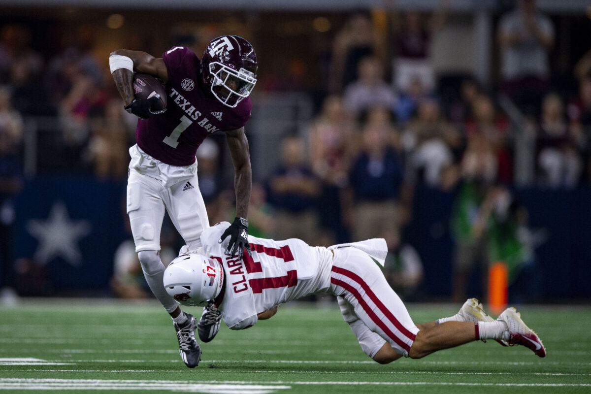 Report: Aggies WR Evan Stewart has sustained an ankle injury during spring practice