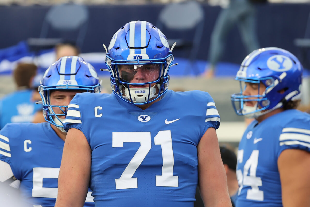 Bengals worked out OL Blake Freeland at Cougars pro day