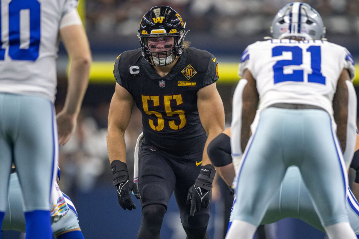 Cole Holcomb was the Commanders’ biggest free-agent loss