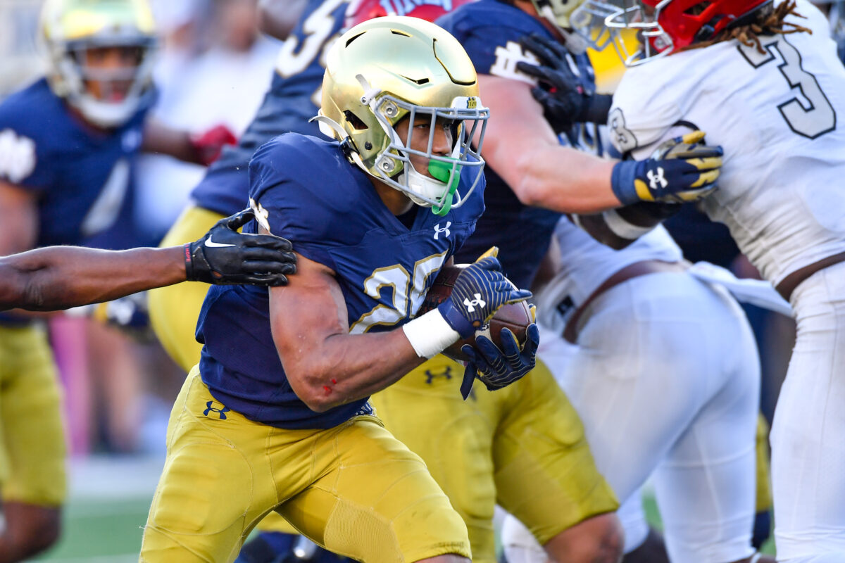 Notre Dame football: Chris Tyree makes position change