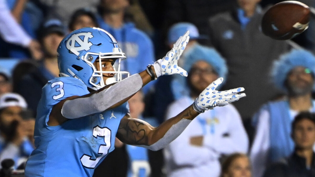 Lions meet with UNC wideout Antoine Green at the NFL Scouting Combine