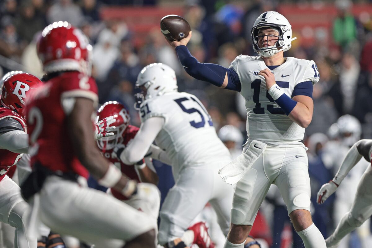 Where did Penn State rank in ESPN’s quarterback rankings?