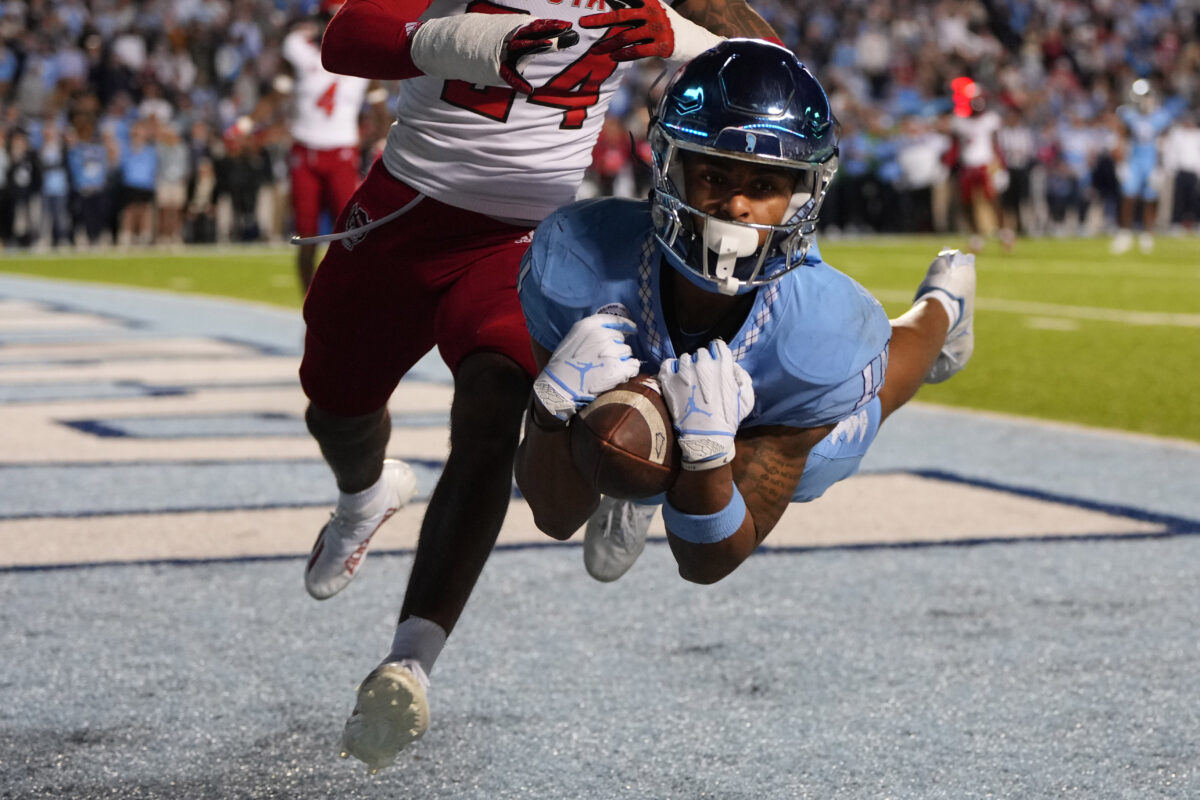 Report: Cowboys meeting with WR Josh Downs at UNC Pro Day