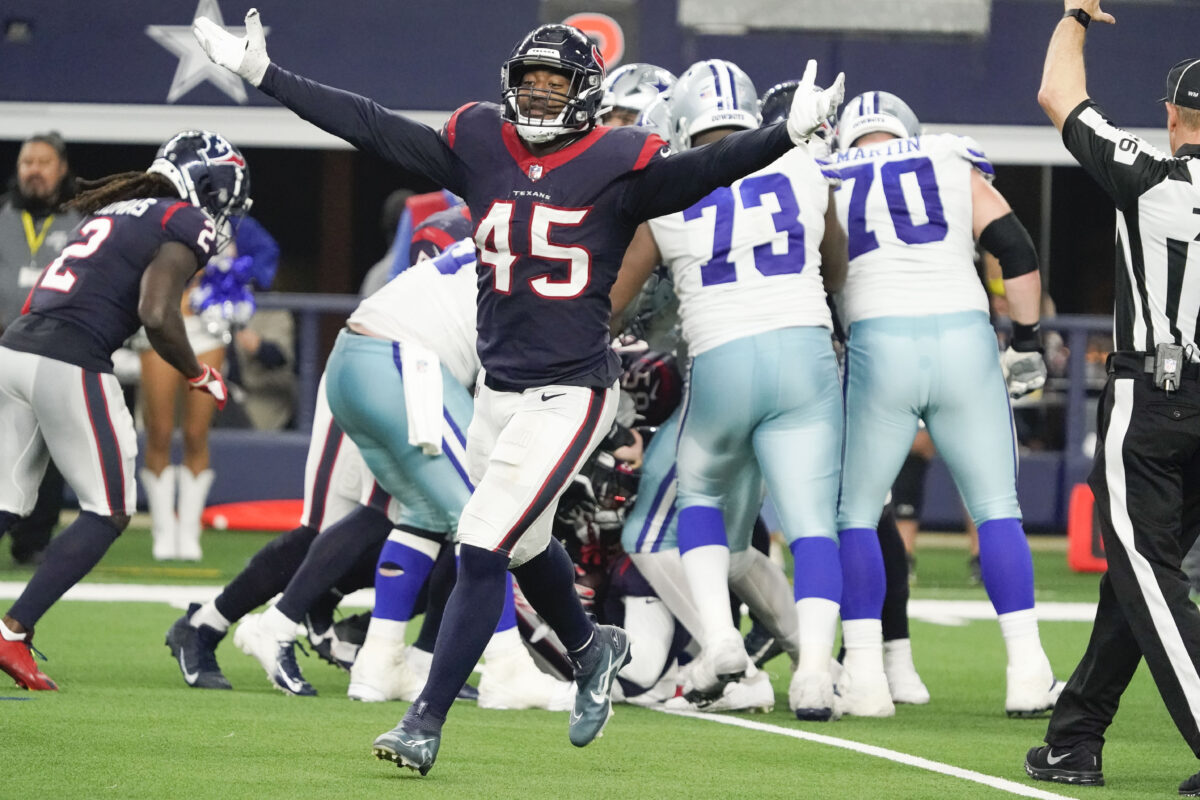 Report: Bengals could be interested in Texans DE Ogbonnia Okoronkwo