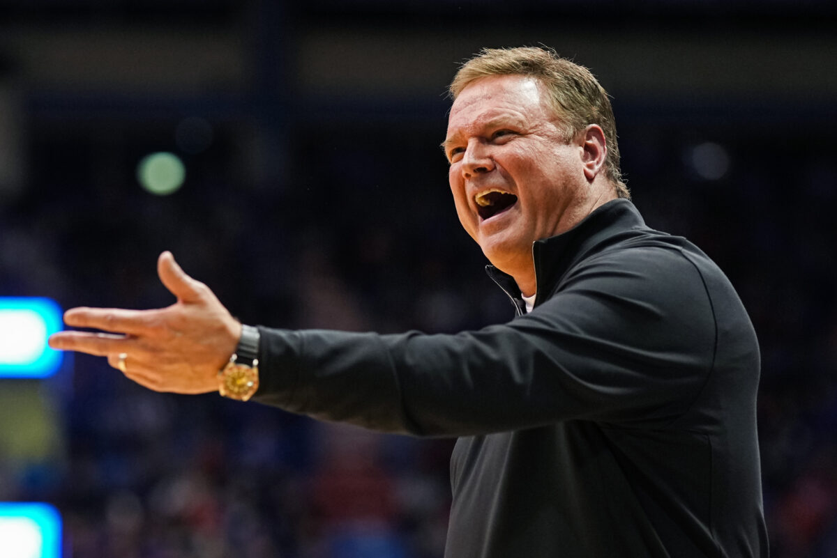 Breaking: Kansas without Bill Self for NCAA Tournament game against Arkansas