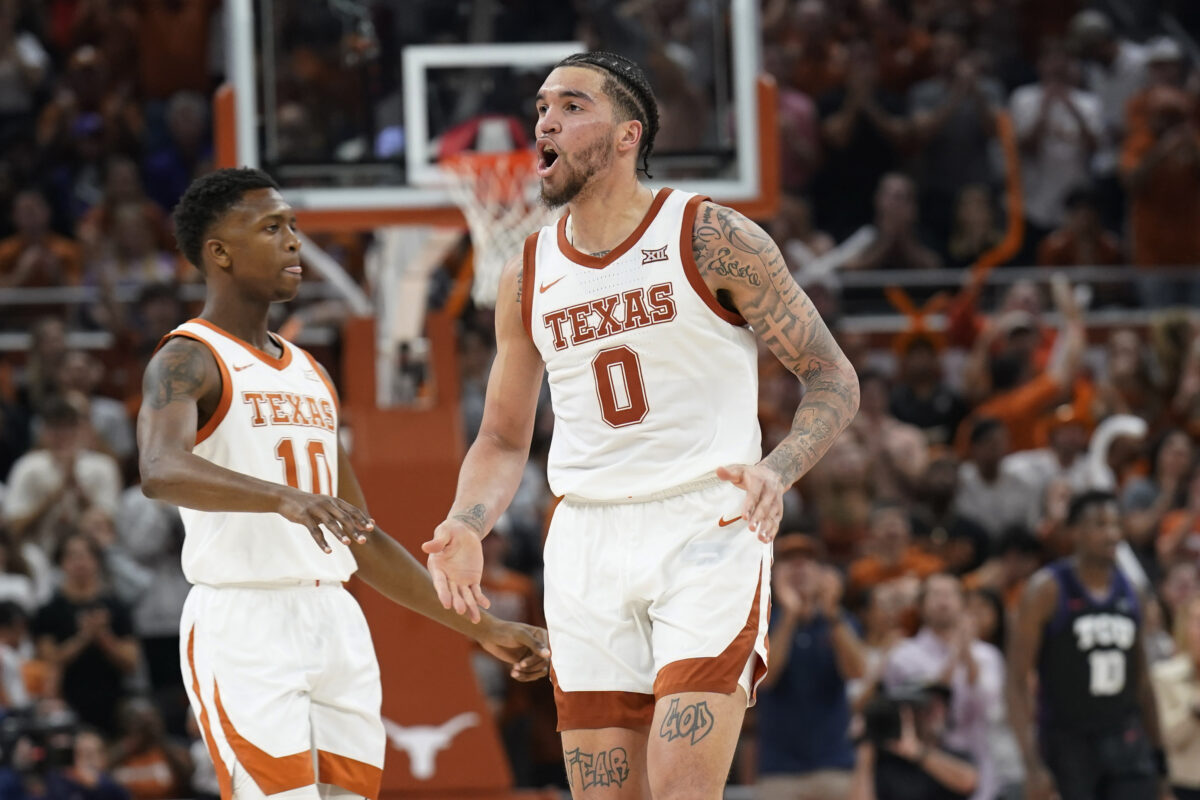 Texas F Timmy Allen OUT against Oklahoma State on Thursday