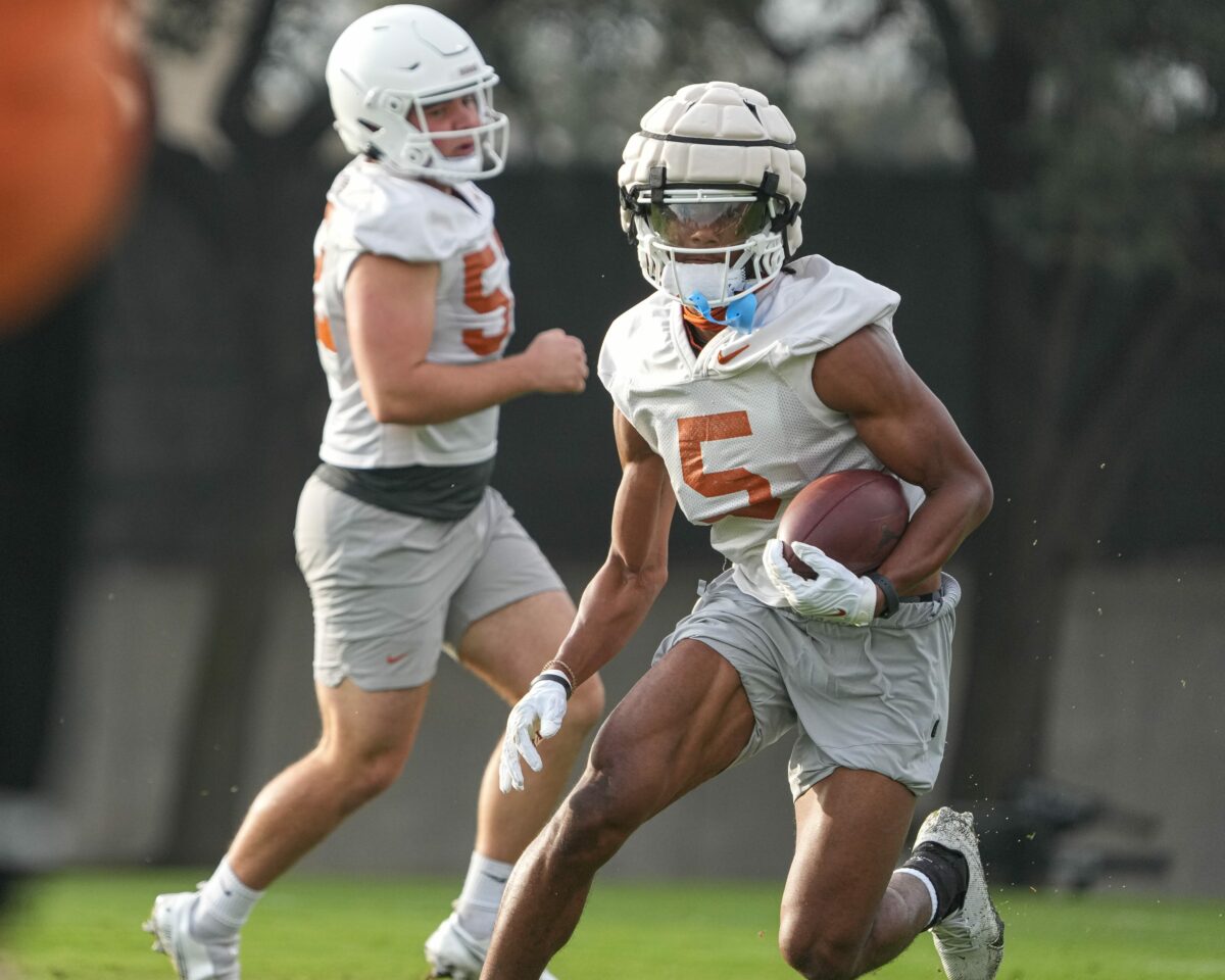 LOOK: Best photos from Texas’ first spring practice on Monday