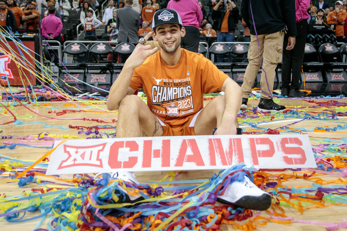 LOOK: Best photos from Texas’ Big 12 Tournament Championship win