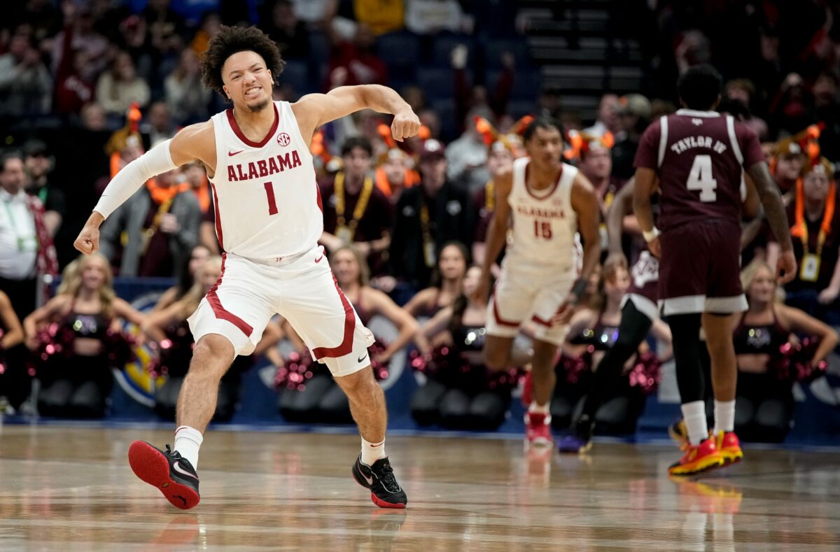 Alabama earns top overall seed in 2023 NCAA men’s basketball tournament