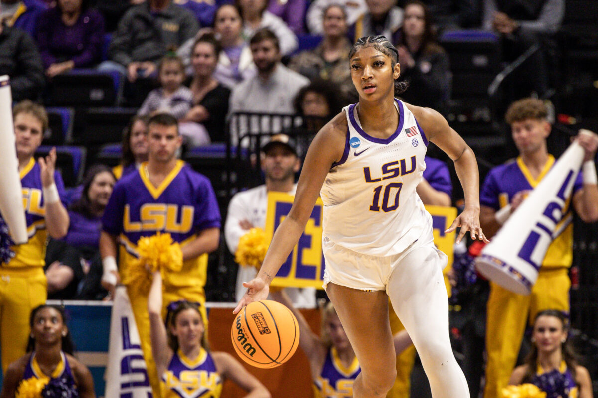 Angel Reese dominates as LSU women’s basketball advances past Hawaii, will play Michigan in second round