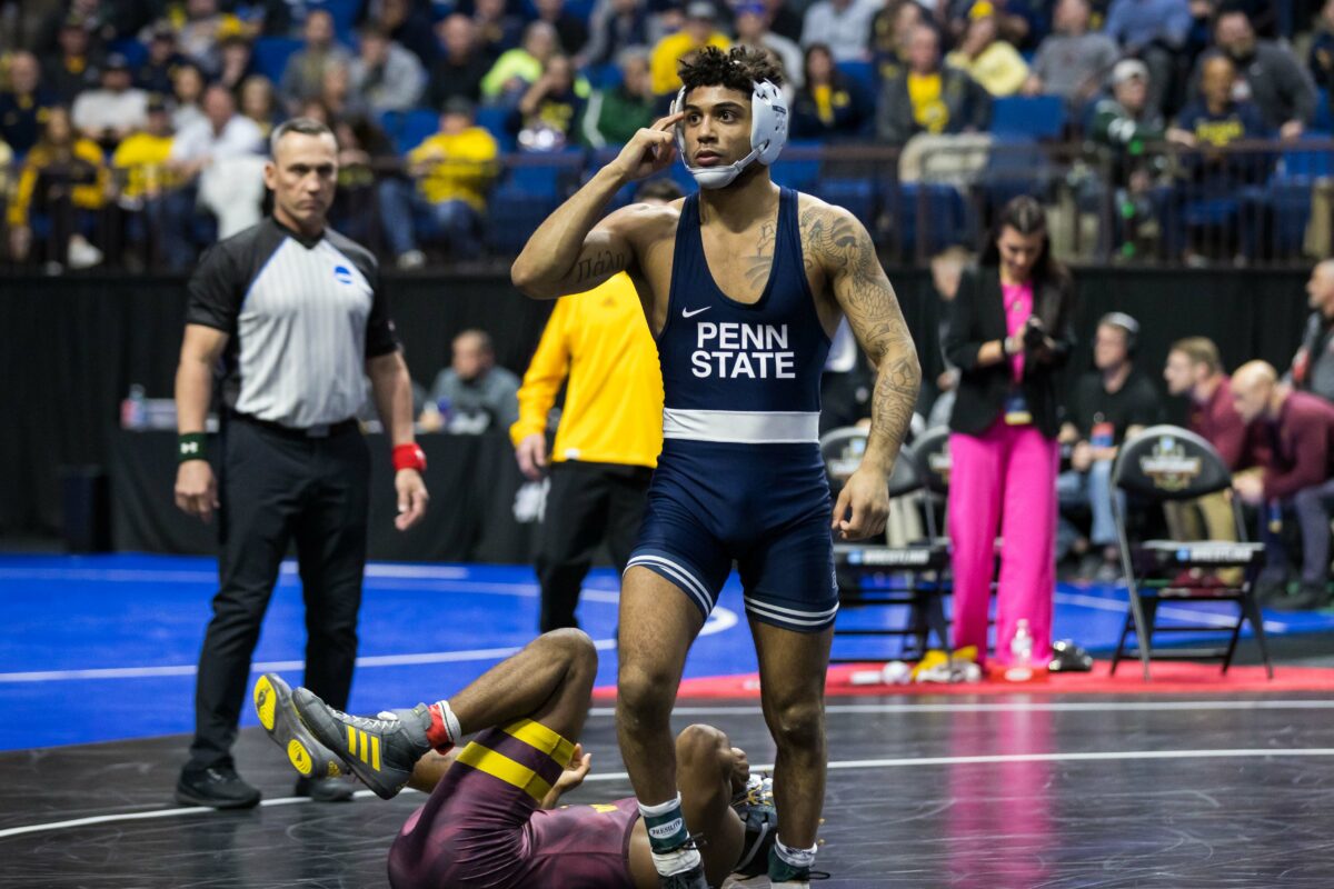 NCAA wrestling championship photos: Penn State nearing another national title