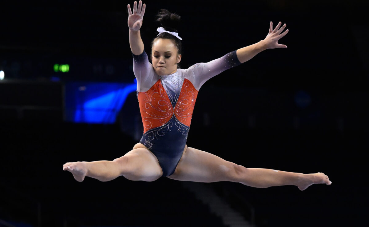 Auburn gymnastics’ season ends in Los Angeles