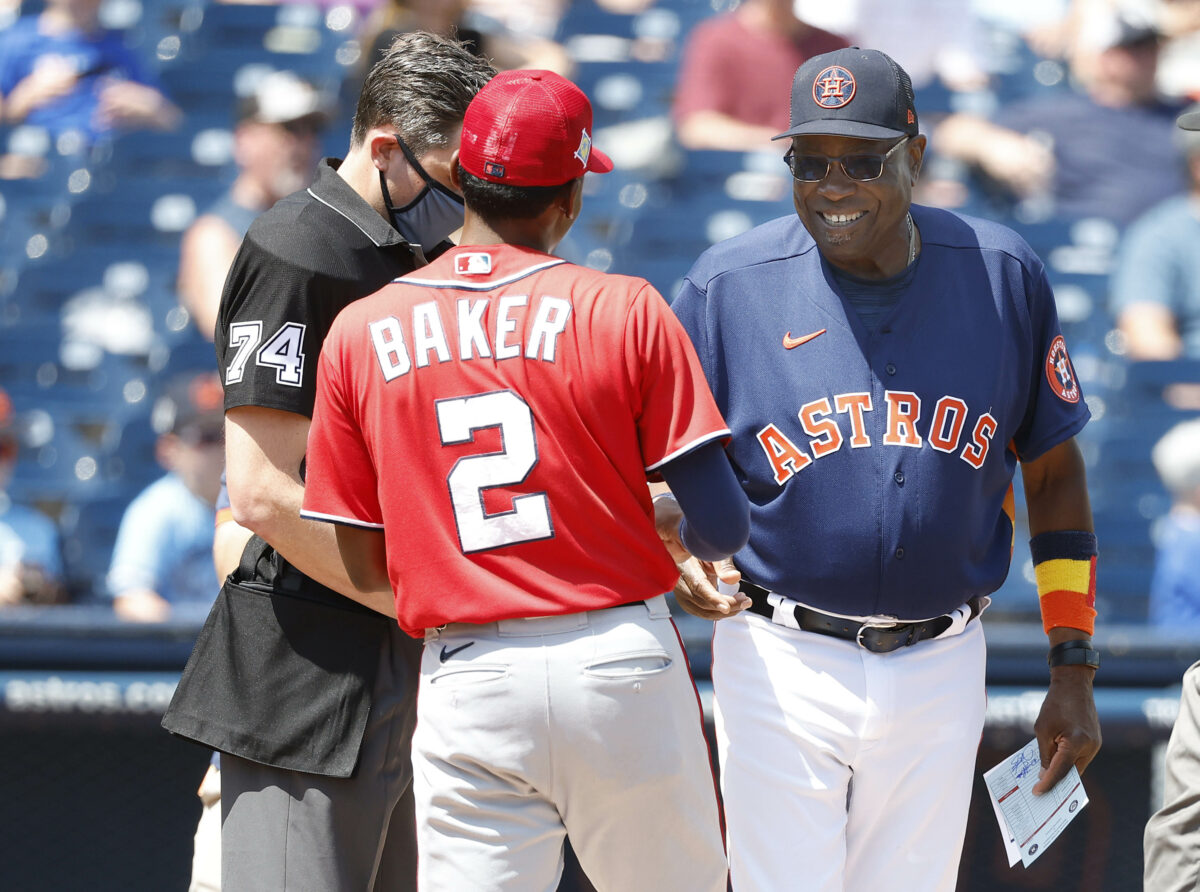 Dusty Baker’s son, Darren, trolled his dad after hitting a game-tying grand slam against the Astros