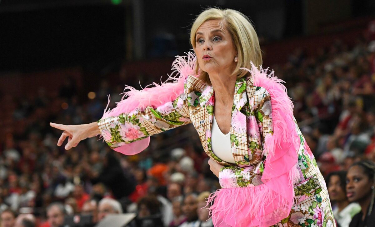 All of Kim Mulkey’s (sometimes outrageous) fashion statements during the 2023 NCAA tournament