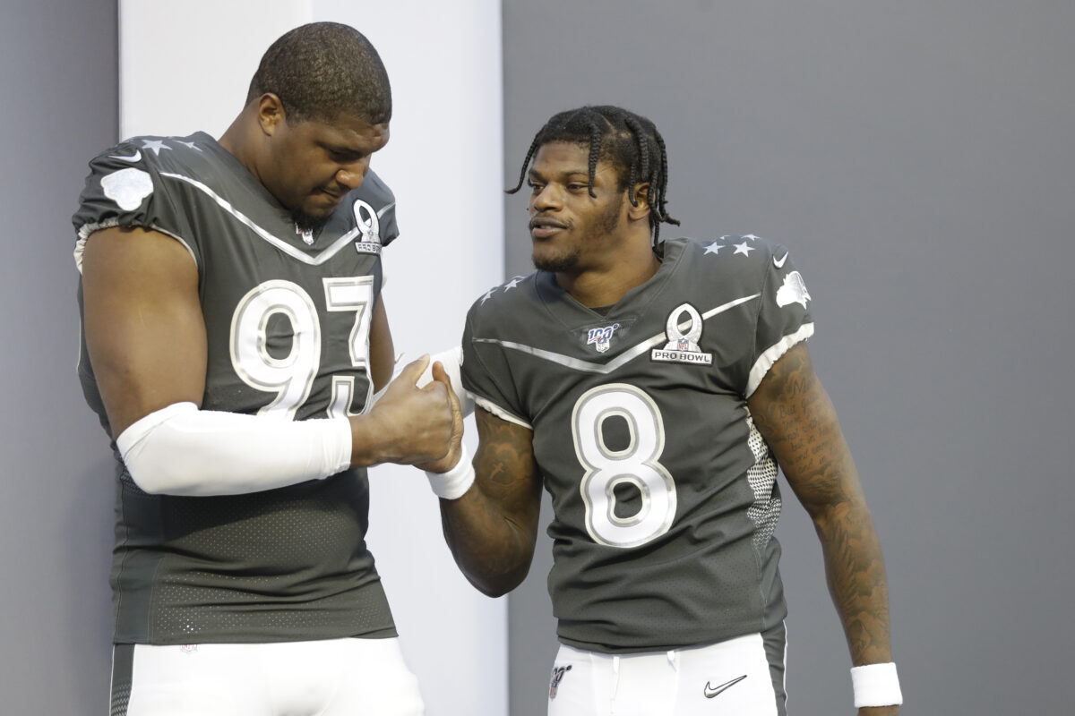 Ravens DL Calais Campbell says QB Lamar Jackson wants to be in Baltimore