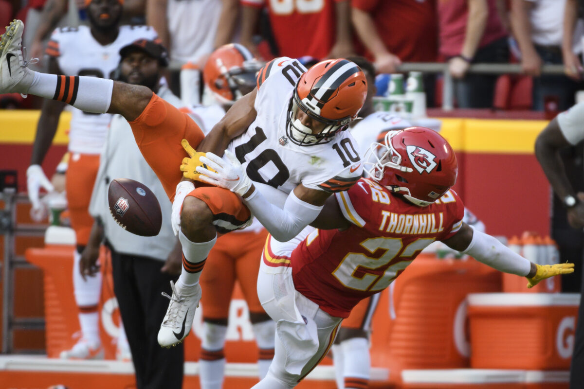 Chiefs free agent S Juan Thornhill signs with Browns