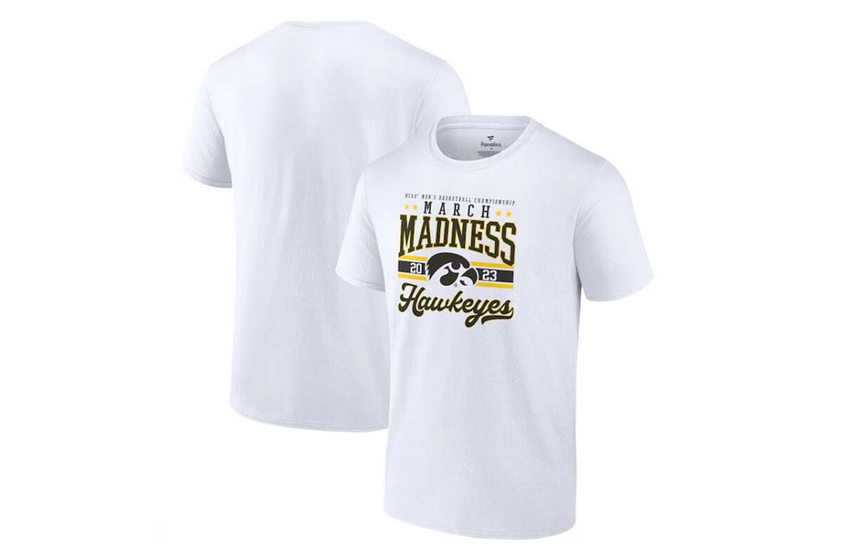 Iowa Hawkeyes March Madness gear 2023