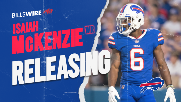 Bills release wide receiver Isaiah McKenzie after five seasons