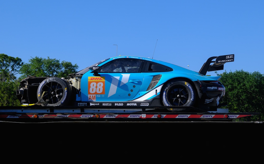 Proton Porsche out of Sebring 1000 after crash in practice
