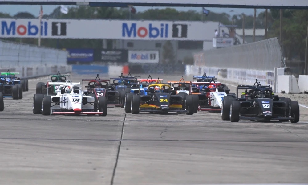 Sikes grabs maiden USF2000 victory at Sebring