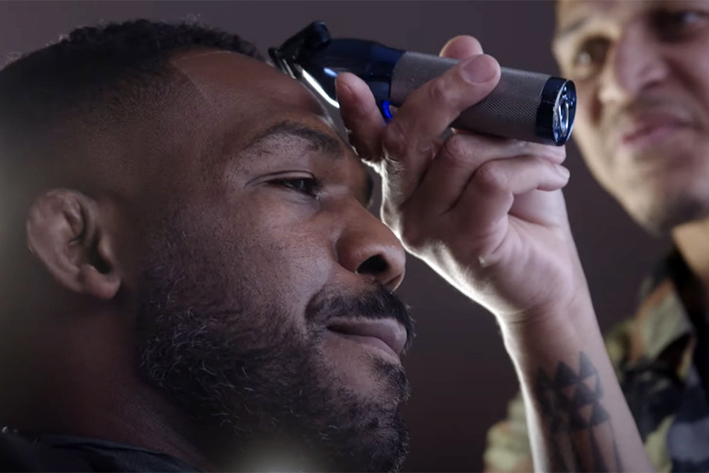 UFC 285 ‘Embedded,’ No. 4: Jon Jones gets a trim that would make his brothers proud